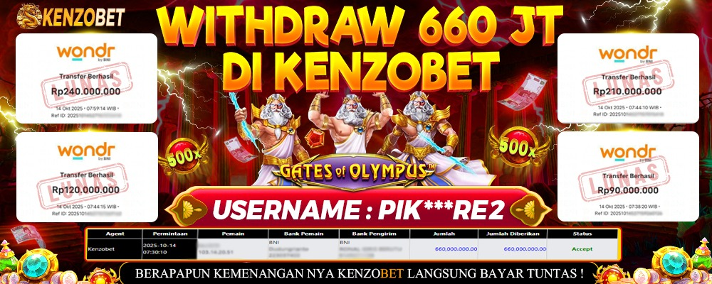 DEPOSIT QRIS KENZOBET