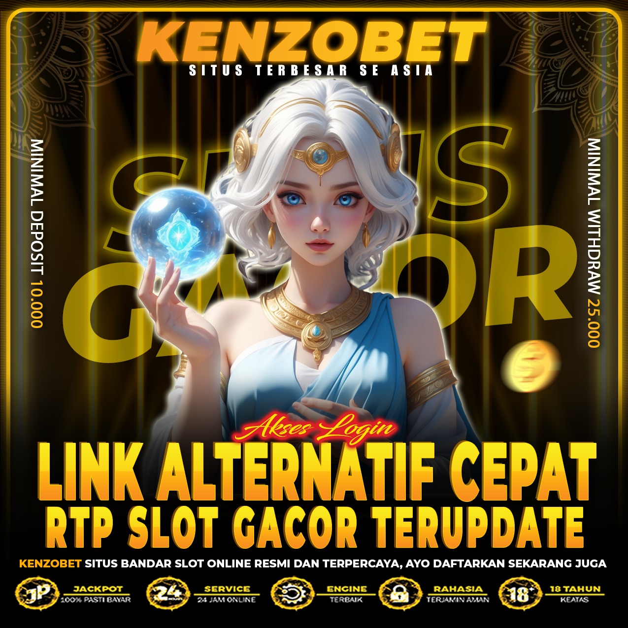 KENZOBET $ Link Agen Situs Slot Deposit Dana Gacor Tanpa Potongan Dengan Min Depo 10K